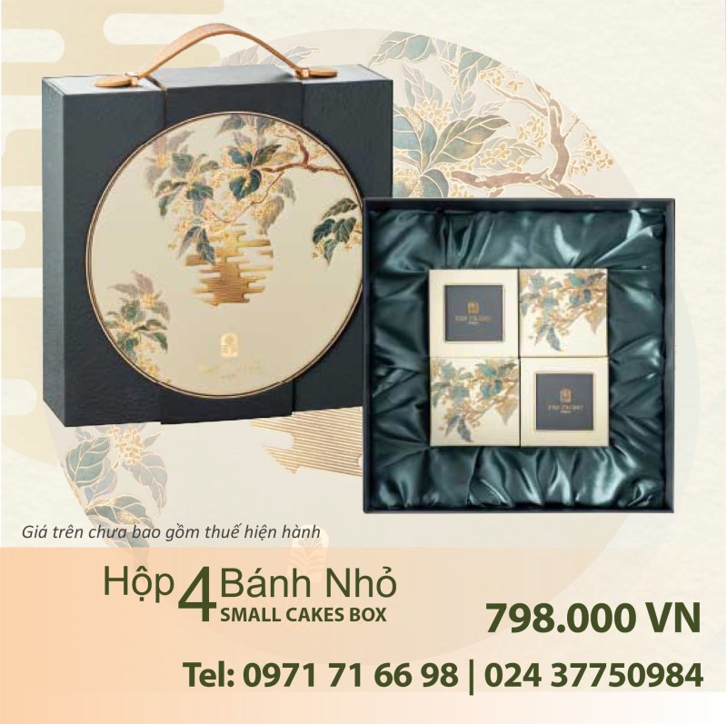 Bánh trung thu pacific hộp 4 bánh nhỏ