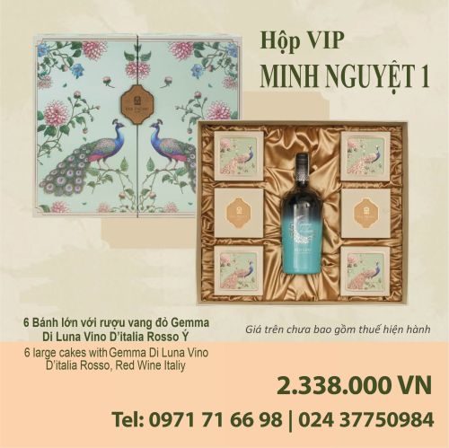 Bánh trung thu Pacific Hộp VIP Minh Nguyệt 1
